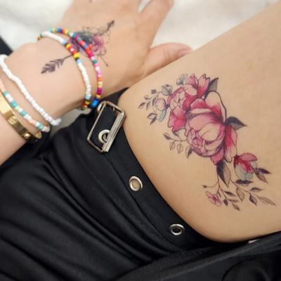 Цветная надпись тату-наклейка тату-наклейка принадлежности для вечеринки, RC-167