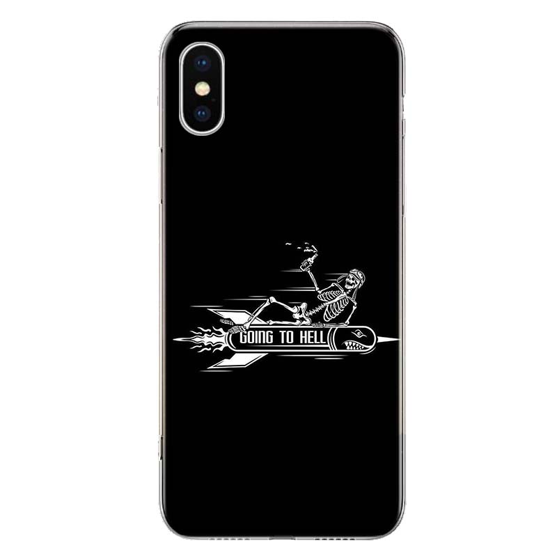 Чехол для телефона Spooky Skull Funny Dance Skeleton для Apple iPhone 11 12 13 15 Ultra 14 Pro 7 XR X XS Max 6S 8 Plus + Mini SE Print