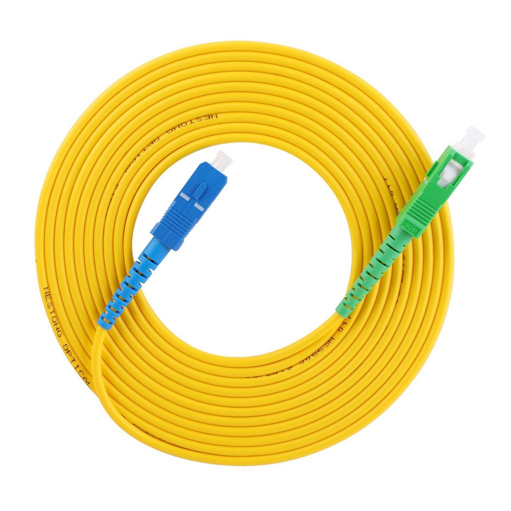 Оптоволоконный патч-корд 20 м Оптический волоконный патч-корд Одномодовый кабель Sc APCSc UPC