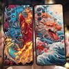 Чехол для телефона с драконом для Samsung Galaxy A15 A14 A25 A54 A34 A51 A71 A72 A73 A32 A52 A52S A11 A21S A31 A41 5G Мягкий корпус Чехлы Сумки