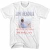 Jimi Hendrix Woodstock White Adult T-Shirt