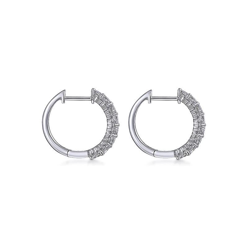 French Circle Earrings, Premium Fashion Celebrity Ear Buckles, Prom Celebrity Premium Atmosphere Earrings