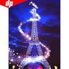 Diamond Painting Scenic Tower Full Round Rhinestone Picture Embroidery Sale Diamond