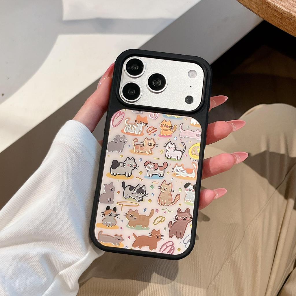 Чехол с мультяшным животным из золотой фольги для iPhone