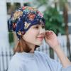 Мягкая шапочка для химиотерапии Цветочный узор Эластичный мешковатый тюрбан Тюрбан Шапка Ветрозащитный капюшон Модный аксессуар