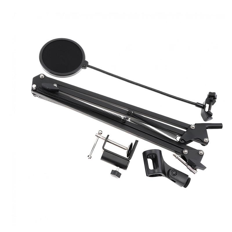 Комплект консольных кронштейнов NB-35 с сеткой от брызг для мобильного телефона и микрофона при прямой трансляции