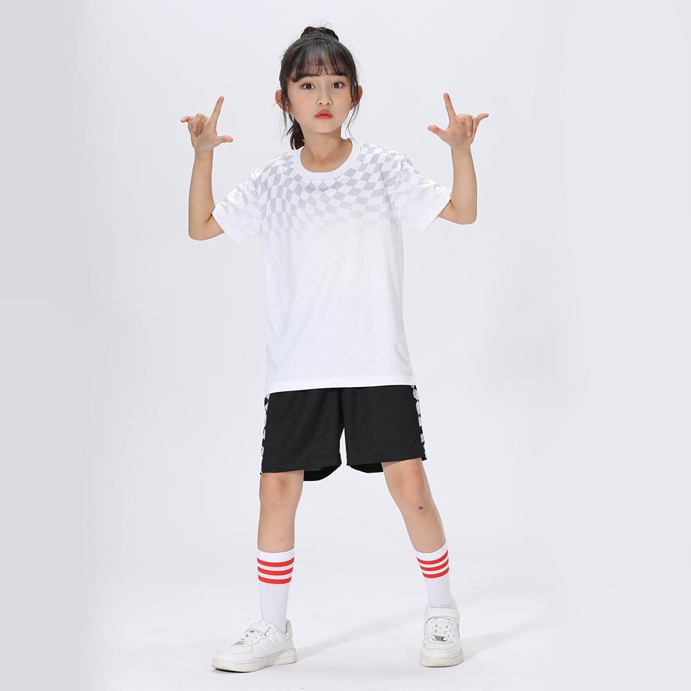 Children'S Sports Suit, Quick-Drying Clothes, Training Clothes, Short-Sleeved Football, Basketball Sports Fitness Pants Suit, Summer Printable Number