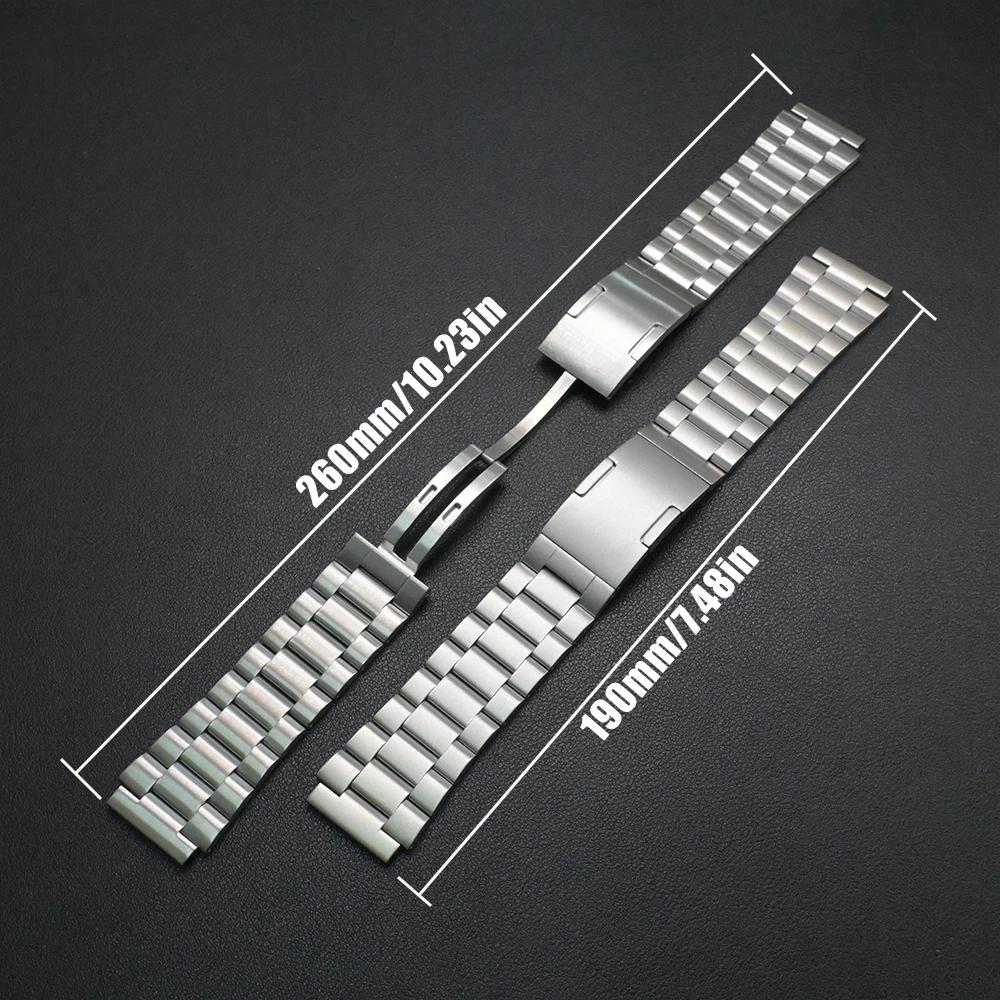 Металлический ремешок из нержавеющей стали 22 мм для Huawei Watch GT5 Pro 46 мм 4 4 Pro Ultimate Band Для Amazfit Balance GTR 2 Oneplus Watch 3 2