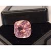 7-9 Ct Natural Peach Morganite Rk 499 Cushion Cut Stunning Certified Gemstone
