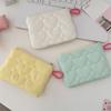 Candy Color Mini Clutch Bags Quilted Female Handbags Portable Storage Bag