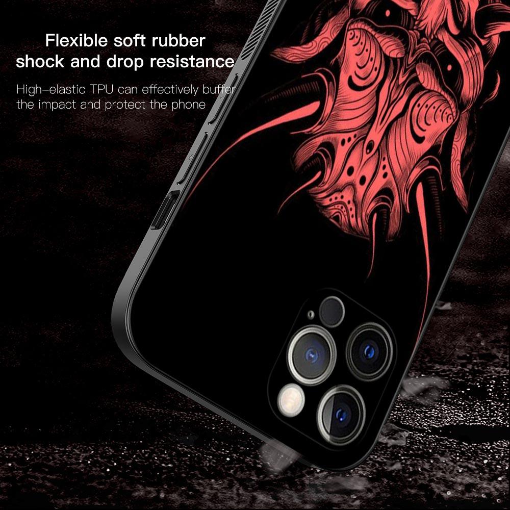 Чехол с маской самурая японского самурая для Apple iPhone 14 13 12 11 Pro Max Mini XS Max XR X 7 8 6 6S Plus, чехол для телефона