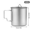300ML/450ML/750ML Outdoor Water Cup Titanium Camping Picnic Mug Portable Beer Cup  Camping