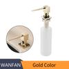 Chrome Finished Kitchen Dish Soap Dispenser Built in Counter Top Dispenser 2306 Deck Mounted Square Pump Kitchen Soap Dispensers