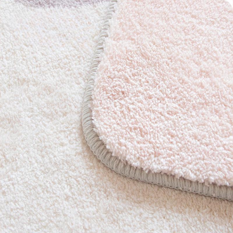 Роскошные мягкие мохнатые коврики из микрофибры, коврик для ванной, противоскользящий коврик для ванной комнаты в туалете, абсорбирующий меховой коврик для ванной комнаты