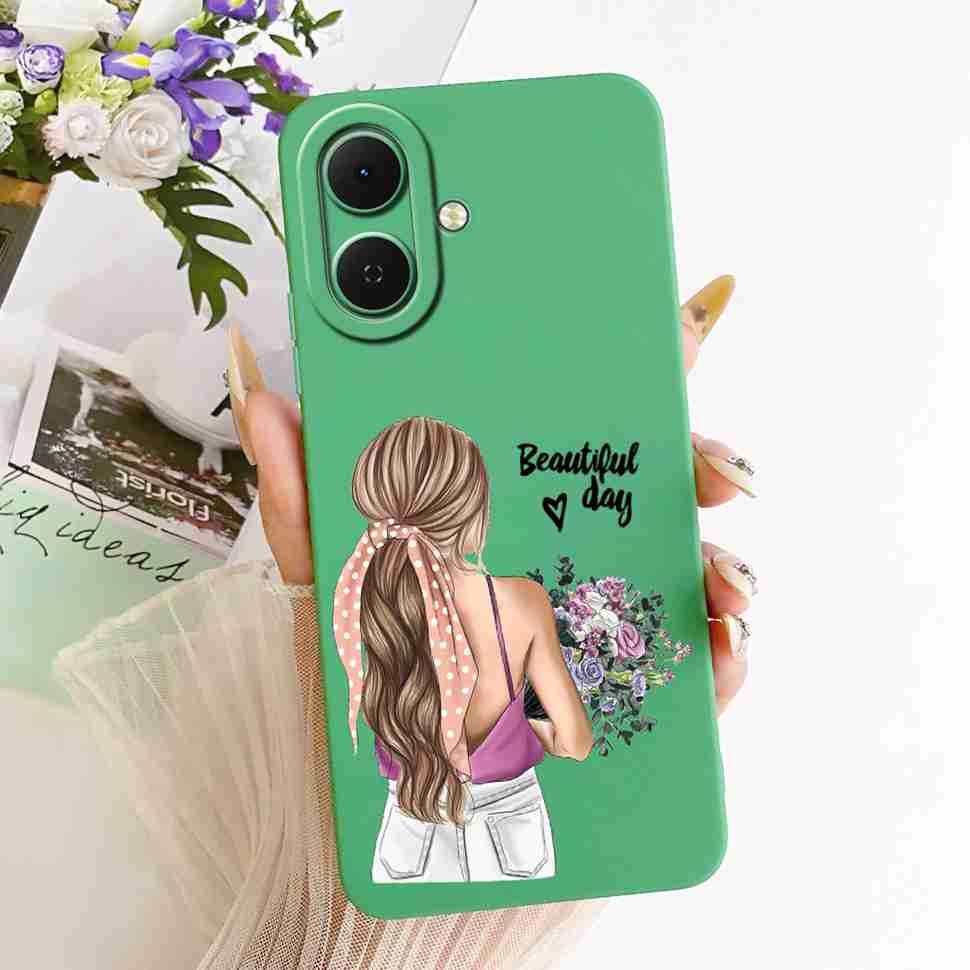 For Tecno Spark Go 2 Case Astronaut Girls Pattern Soft Cases For Tecno Spark Go2 SparkGo2 KM4 Silicon Covers Bumper