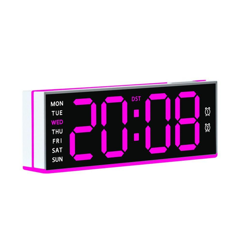 Temperature Bedside Alarm Clock with Calendar LED Night Light Clock New LED Digital Clock Bedroom