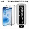 Для Vivo S60 / S60 Vitality 5G Стекло IMAK Безпылевая Кабина Закаленное Стекло на Весь Экран Поддерживает Разблокировку по Отпечатку Пальца