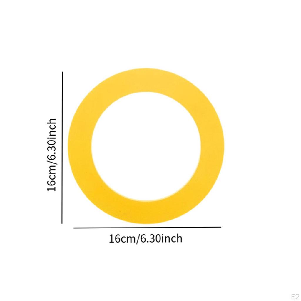 4 штуки Кольца для паттинга для гольфа Чашка-лунка для использования на ковре Силиконовые круги-мишени