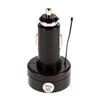 2-in-1 Voltage Temperature Monitor 12-24V Voltmeter Thermometer Cigarette Lighter Auto Volt Detector Thermometer Car Accessories