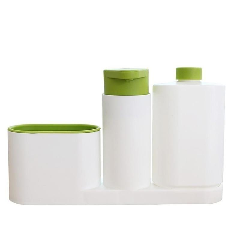 Многофункциональная стойка для мытья, дозатор для мыла и моющего средства для раковины, стойка для хранения, дезинфицирующее средство для рук, 1 комплект