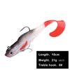 FishKing1/21pcs Lead Jig Soft Lure For Pike Muskie Bass Minnow Lure Length 8CM 10CM Weight 8.5G 21.5G