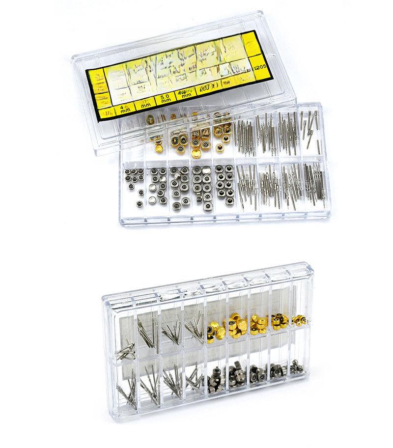 Watch Accessories: Boxed Crown Glue, Watch Stem, Repair Parts, Copper, Gold & Silver Crowns for Multiple Models