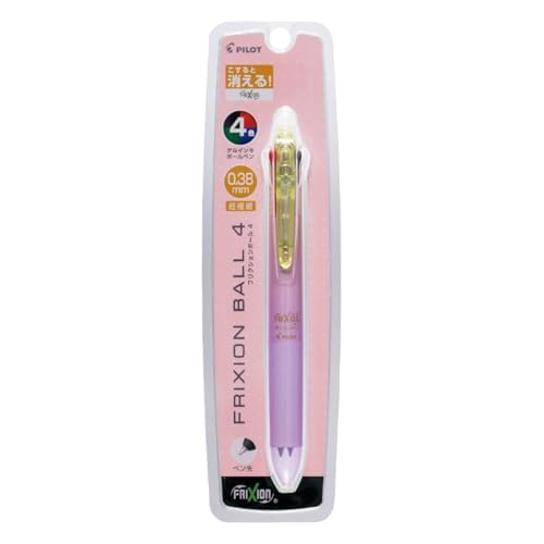 [PILOT] FriXion Ball 4 Erasable 4-Color Gel Pen 0.38mm Gradation Purple PLKFB80UFGRPU