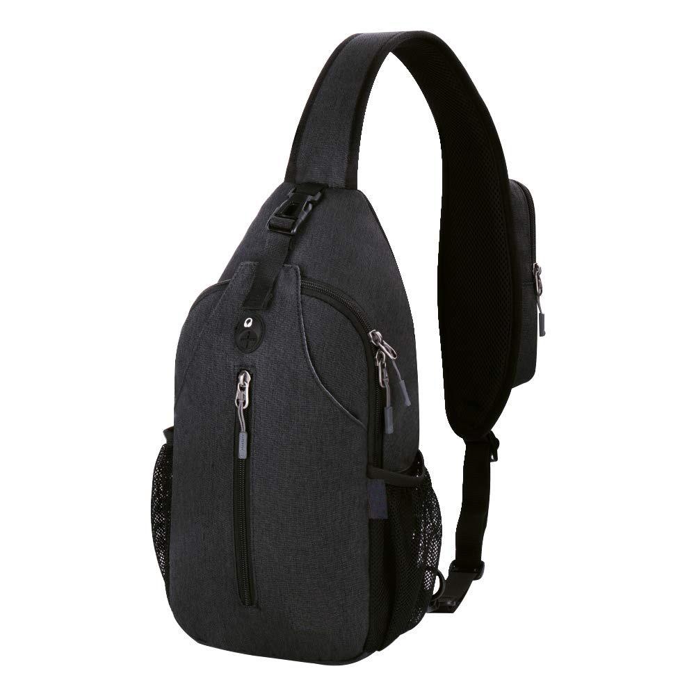 Men'S Outdoor Breast Bag Fashion Men'S Shoulder Bag Trendy Casual Outdoor Bag Wear-Resistant Scratch-Proof Waterproof Breast Bag