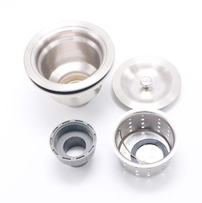 1 шт. слив для раковины из нержавеющей стали для кухонной раковины, подъемный слив, прочный и долговечный