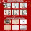 2027 New Year Decorations of Goat Window Cling, Lunar Zodiac Glass Sheep Decals Sticker, Flame Style Spring Festival Door Decor for Home Shop Festive