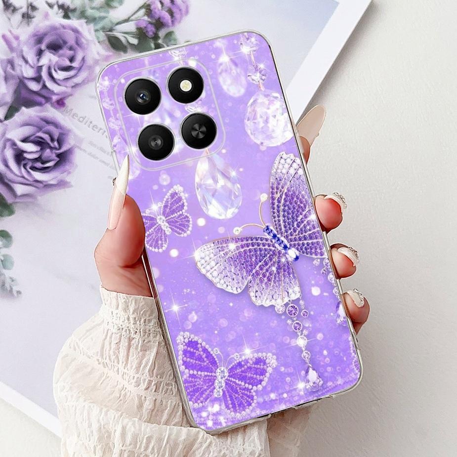 Чехол для Honor 400 Smart 5G LGN-NX1 Милый Кот Расписной Чехол Мягкий Силиконовый Чехол Для Honor X7d 4G HonorX7d 5G Honor400 Smart Бампер