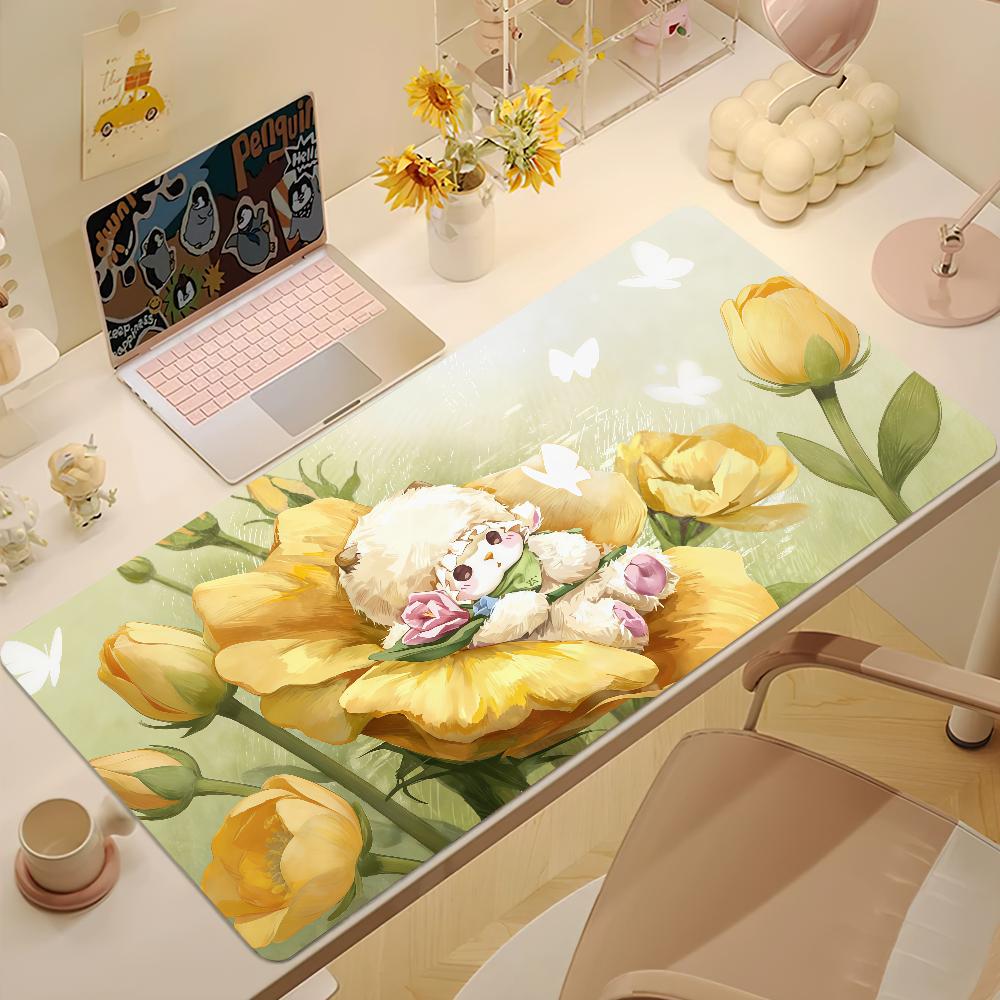 Cartoon Bbabadoll Mouse Pad Large Nonslip Lockedge Desktop Computer Desk Mat Keyboard Writing Mousepad Office Gamer Student
