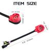 2pcs HID Relay Harness D2S D2R D2C 35W/55W AMP Plug Wiring Adapter Bulb/Ballast Connector