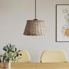 VidaXL Brown Ceiling Lamp Shade Ø50x30 Cm Wicker 364379