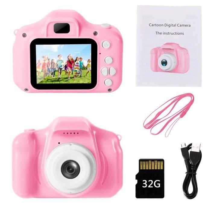 Appareil photo enfant PIMPIMSKY 3MP - Vidéo 1080p, écran 2" TFT, 10 filtres, USB rechargeable