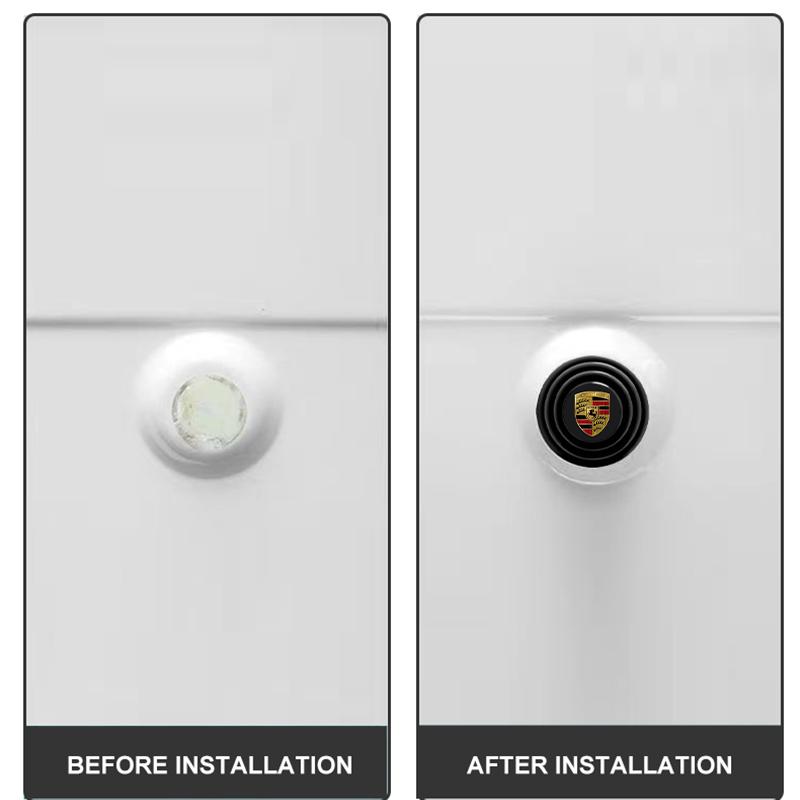 Силиконовые накладки для защиты дверей автомобиля от столкновений, амортизационная прокладка, подходят для Porsche Boxster Cayenne Panamera Macan Cayman 911 918 996 917 991