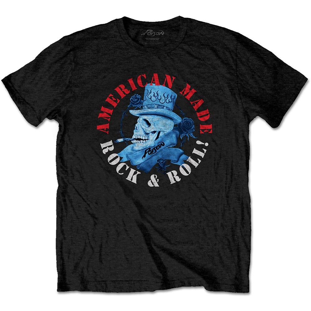 Men's Poison American Made T-shirt Medium Black