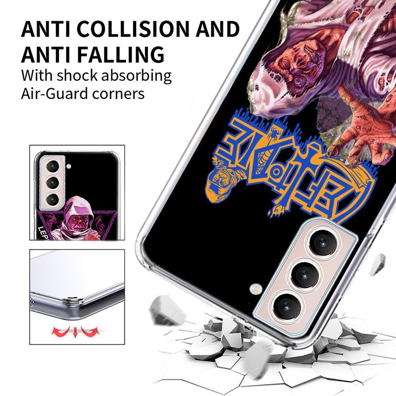 Metal Band D-Death Phone Case For Samsung A16 A26 A36 A56 A17 A15 A25 A35 A55 A14 A24 A34 A54 A04S A05S Galaxy Note 20 10 9 8 A9