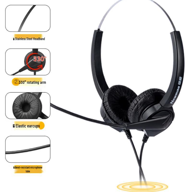 Newman NM-HW200D-Q6 Wired Office Headset (CN version)