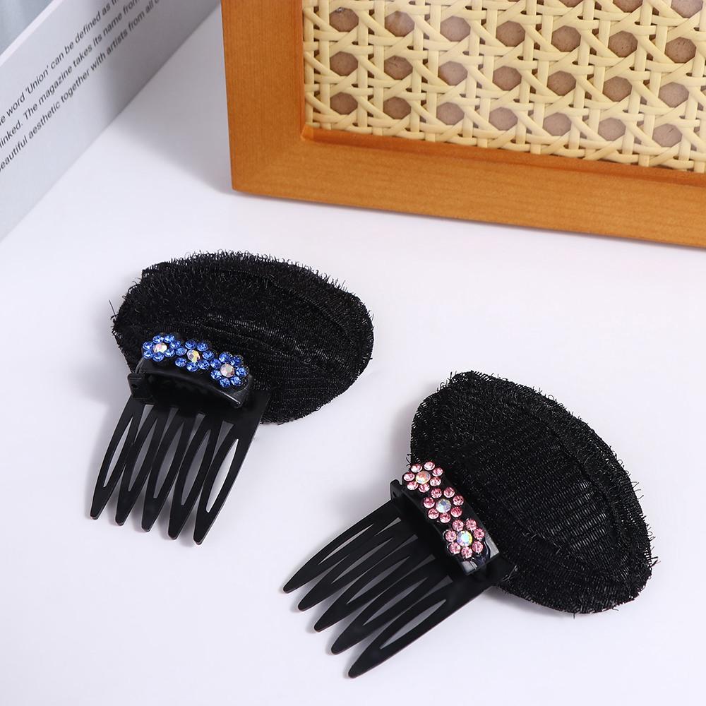 Flower Puff Hair Head Cushion Sponge Invisible DIY Hair Styling Tool Braid Hair Clip Bun Bump It Up Volume Hair Base Daily