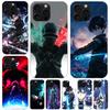 Мягкий чехол для телефона Sword Art Online Кирито для IPhone 11 17 Air 16E 16 Pro Max 15 + 14 Plus 13 Mini 12 Apple 7 SE 8 Fundas Coque 11