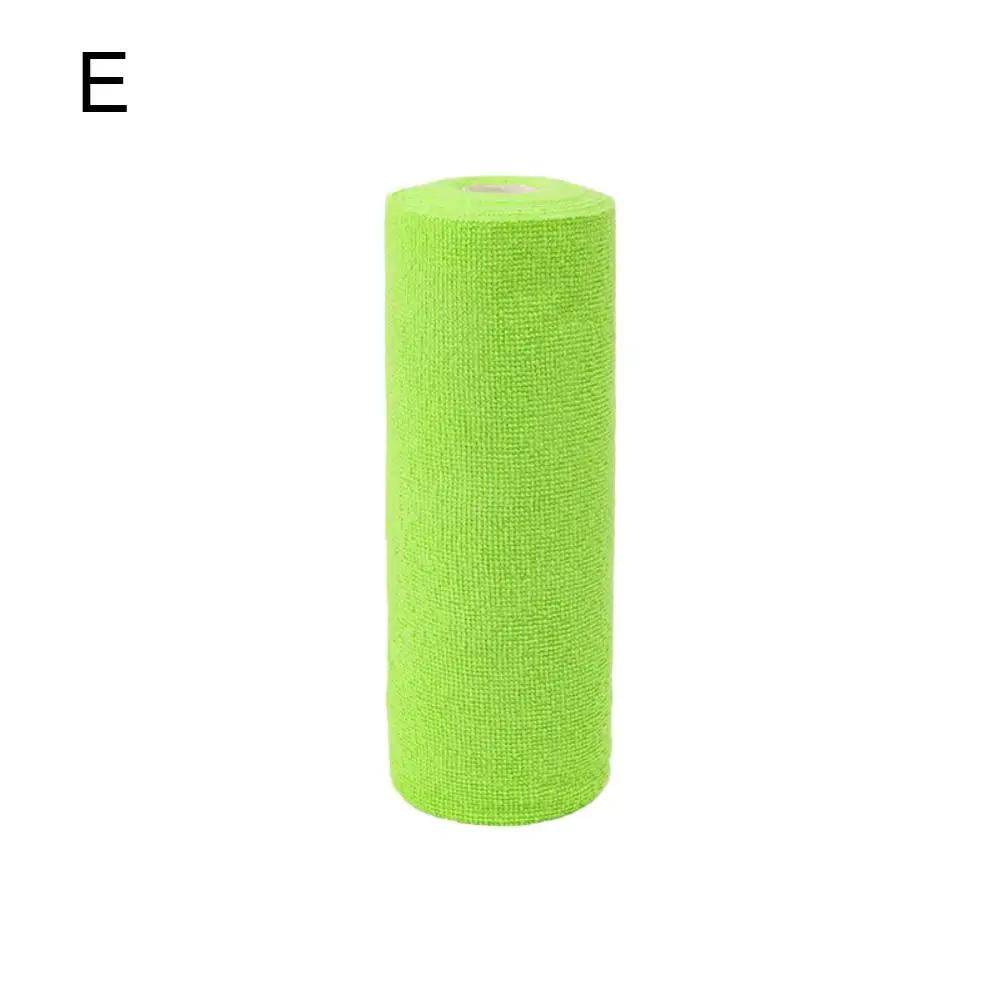 1 Roll Of 20 Sheets Reusable Cleaning Wipe Household Microfiber Rolls Kitchen Cloth Towel Rags Wash Towel Paper Dish Replac Z5y4