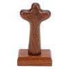 Wood Cross Tabletop Decor Hand Crafted Surface Polishing Sturdy Durable Australia Rosewood Rustic