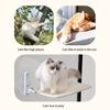 Складной гамак для кошек, дышащий сетчатый тканевый чехол, беспроводная кровать для кошек с 4 присосками, беспроводная стальная рама, оконный насест для принятия солнечных ванн в помещении