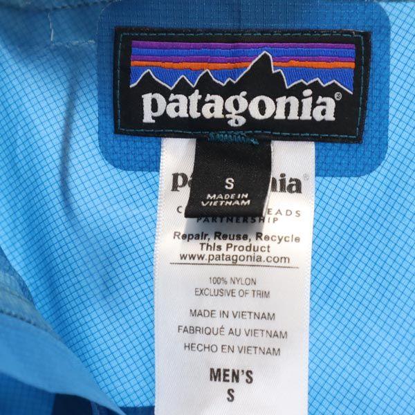 Patagonia 85190 Куртка Alpine из нейлона S синяя для улицы, еды, мужская, б/у