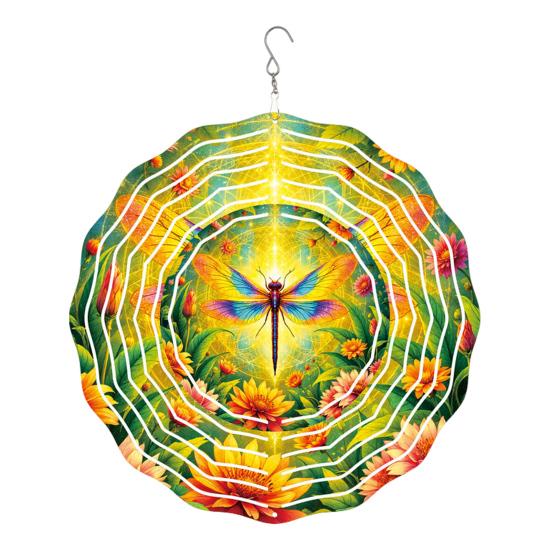 Dragonfly Wind Spinner Bird Kinetic Spinner Hanging Animated Wind Spinner