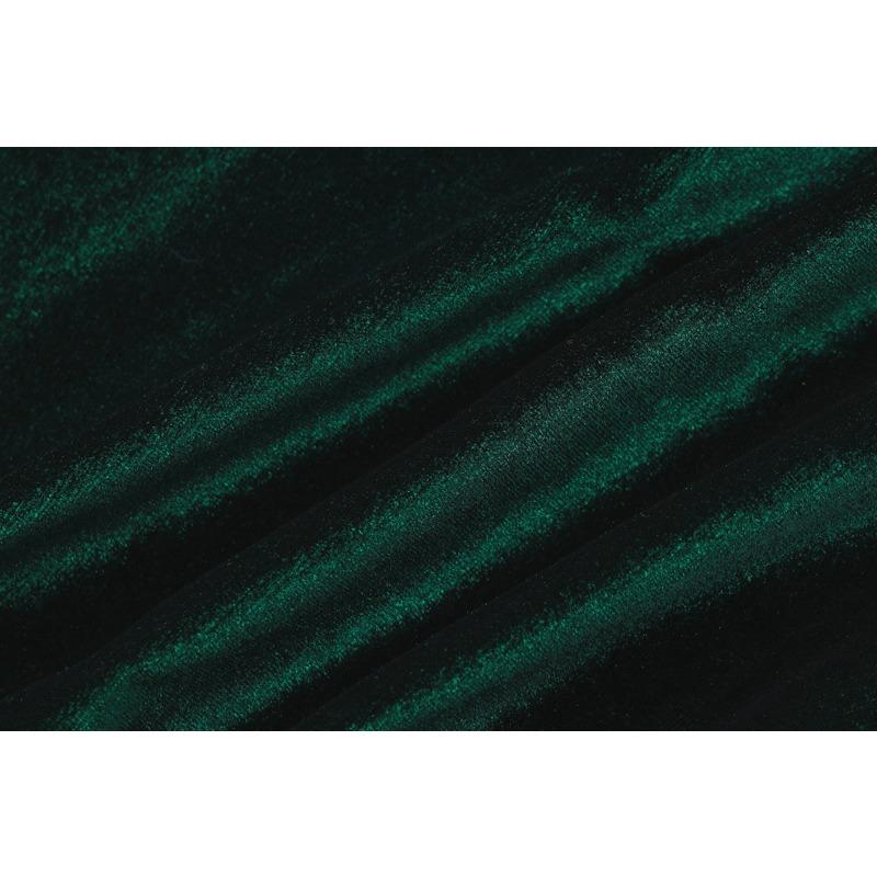 Женские весенние однотонные тонкие плиссированные платья с круглым вырезом и длинными рукавами