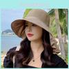 Летняя женская модная шляпа от солнца с широкими полями и дышащим хлопком для отдыха на открытом воздухе