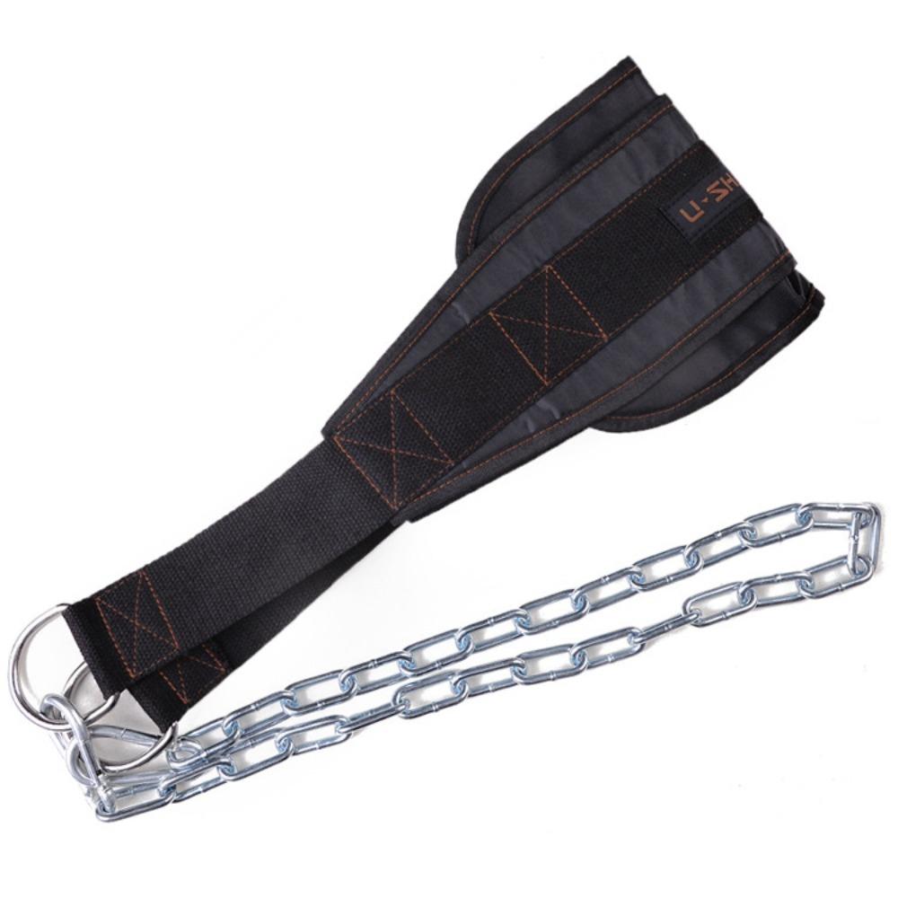 Widening Design Load Bearing Belt High Load Chain Belt Portable Barbell Belt Gym