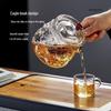 Термостойкий стеклянный чайник YIHUTEA с боковой ручкой